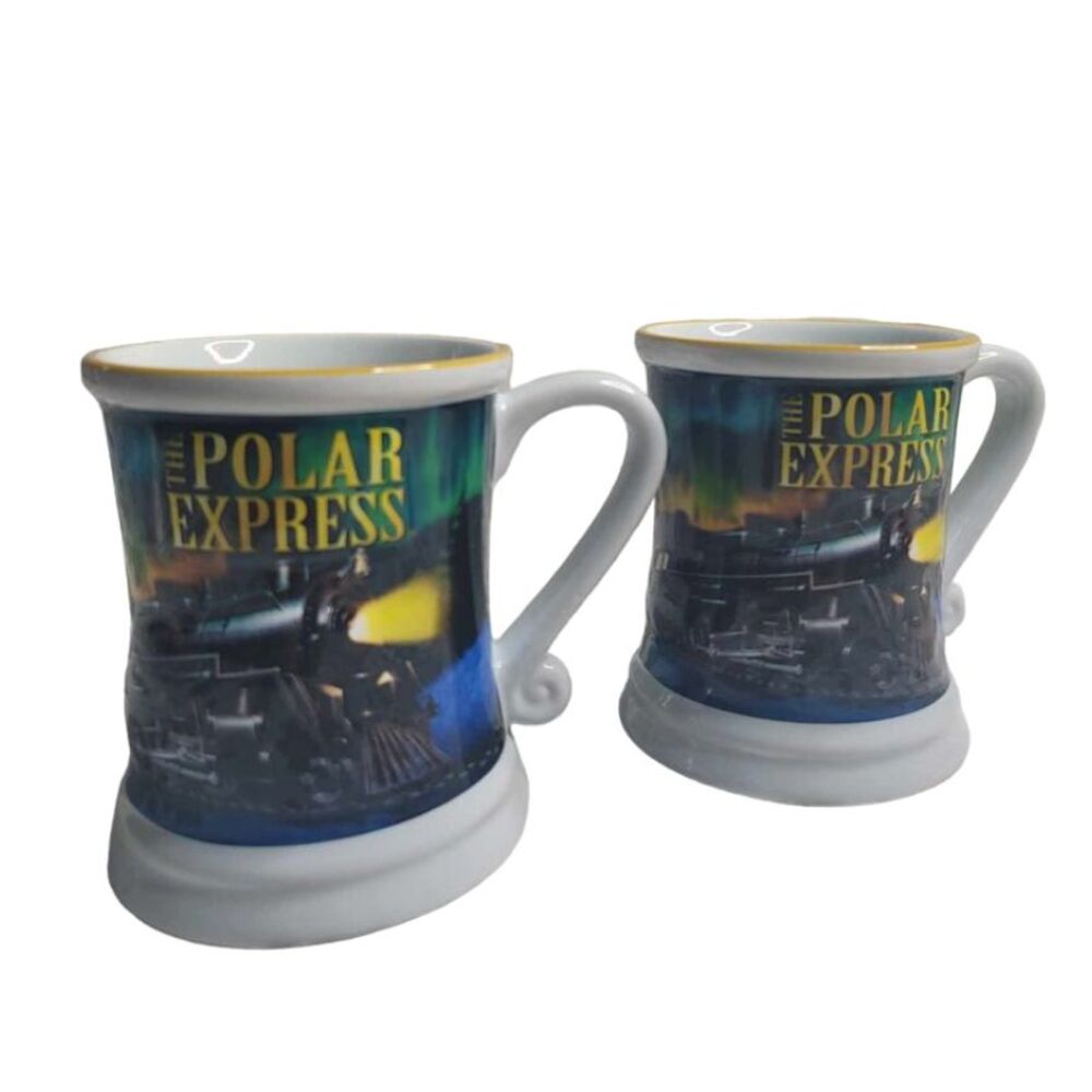3022 The Polar Express Collectible Mugs Set‎ of 2